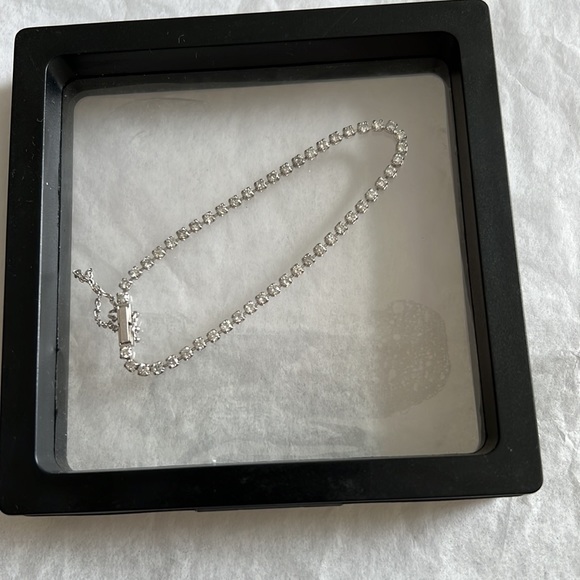 Platinum and Diamond “Tennis” Bracelet - Picture 10 of 10